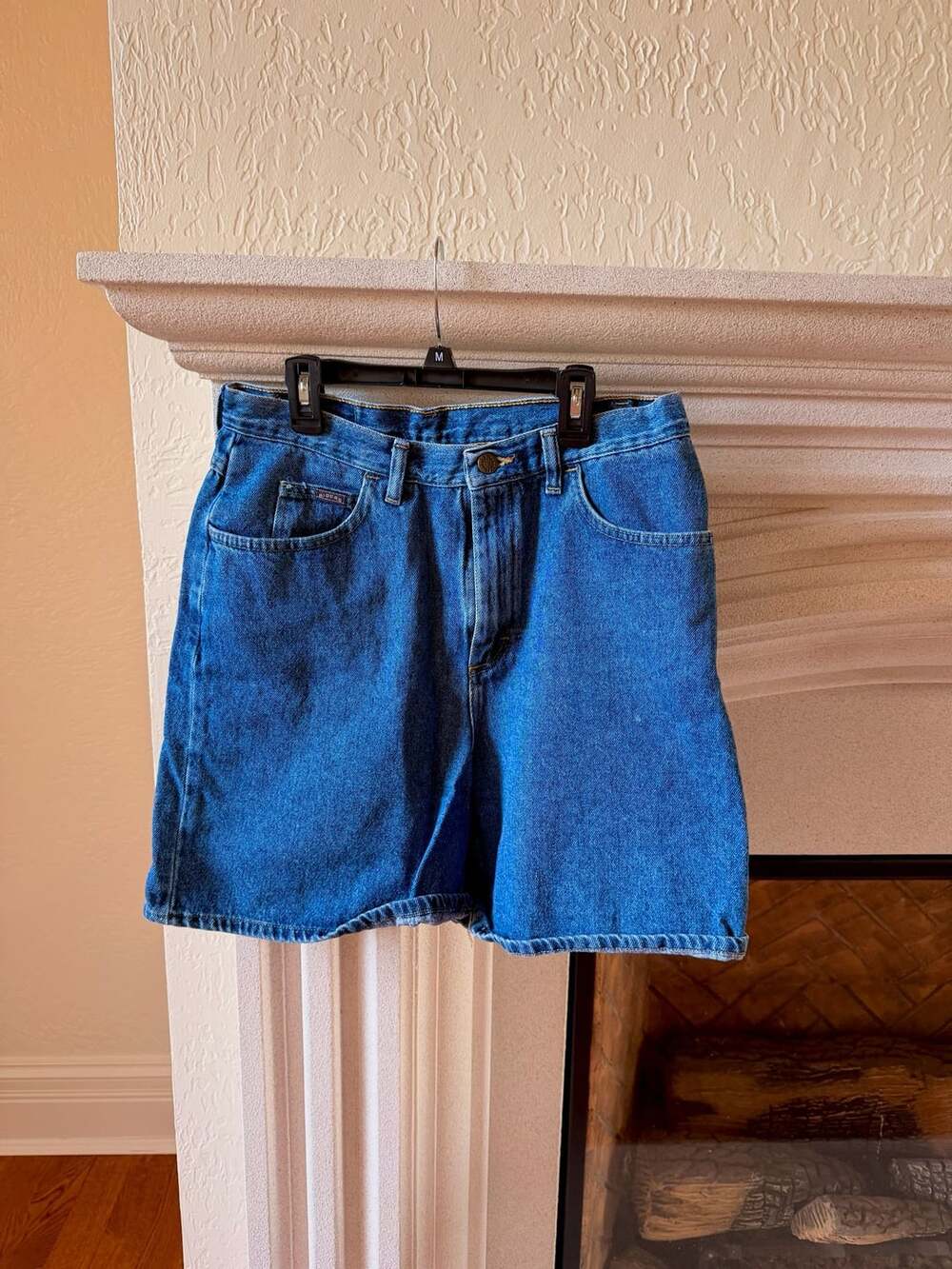Vintage Riders Denim Blue High Waisted Denim Shorts